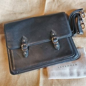 Levenger Oxford Crossbody Messenger, NWOT